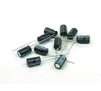 POPESQ® 10 piezas x Condensador electrolitico 100uF 25V #A4133