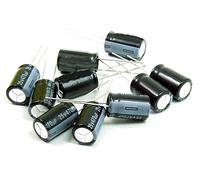 POPESQ® 10 piezas x Condensador electrolitico 470uF 25VDC #A4658