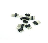 POPESQ® 10 piezas x Regleta de ornes 2.54mm 3 pines Cortable Recto #A1789