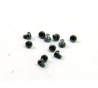 POPESQ 10pcs x Tornillos M1,6 x 2 mm Cilíndrico Phillips Acero Zinco #A4637