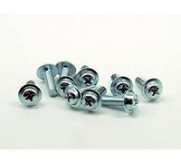 POPESQ 10pcs x Tornillos M5 x 20 mm cabeza espherica Phillips acero Zinco #A3403
