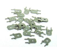 POPESQ® 20 Piezas x Enchufe Plano 6.3mm PCB Enchufe Estanado #A2664