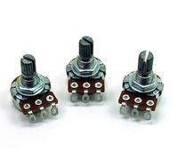 POPESQ® 3 Piezas x Potenciometro 100K Lineal Cable 100KOhm / 3 pcs. x Potentiometer 100 KOhm Linear Cable #A2254