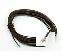 POPESQ® 5 m x Alambre 1 Pines 0.5mm² Trenzado Automovil Marron / 5 m x Wire 1 Way 0.5mm² Stranded Automobile Brown #A403