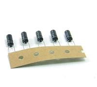 POPESQ® 5 piezas x Condensador electrolitico Premium 100uF 16V 5000h #A5734