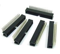 POPESQ® 5 piezas x IDC 2.54mm Zocalo PCB 40 pines Cable plano Angulo recto #A1959
