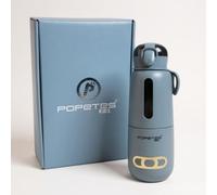 Popetes Kids - Calienta Biberones FREEDOM | Portátil, inalámbrico, desmontable | Batería 8h | Rosa, Azul o Blanco | Carga USB | Hasta 55 °C | Ideal para viajes y uso diario (AZUL)