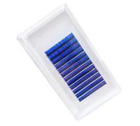 POPETPOP 1 Caja Pestañas Postizas Azules de Fibra Química, Extensiones de Pestañas Postizas, Efecto Duradero, Ilumina la Mirada, Maquillaje Diario y Ahumado