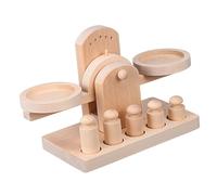 POPETPOP 1 Juego Escala de de Madera para Juguete Didáctico de Matemáticas para Aprendizaje y Educativo para Ejercitar la Atención y Comprensión del de Palanca