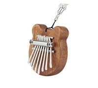 POPETPOP 1 juego Kalimba de Teclas para Principiantes Piano de Pulgar Portátil de Instrumento Musical Práctico y Ligero Color Marrón para Amantes