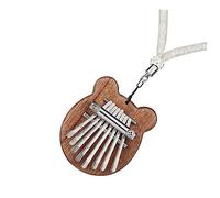 POPETPOP 1 juego Kalimba Portátil de Teclas Instrumento Musical de Pulgar para Adultos Diseño Ligero Color Marrón para y Familia