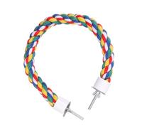 POPETPOP 1 Juguete de Escalada de Cuerda de Algodón para Loros: Percha Masticable Duradera para Pájaros, Loros Y Jaulas de Pájaros, Multicolor