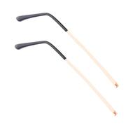 POPETPOP 1 Par Accesorios para gafas de anteojos de reemplazo de patas de anteojos lentes elástico gafas brazos Reemplazo del brazo del marco de los anteojos Metal Oro rosa