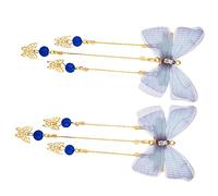 POPETPOP 1 Par tocado de hanfu clip de ceja LED accesorios para el cabello para niños tiara pasadores de pelo pinzas para el cabello para cabello grueso pasadores de estilo chino