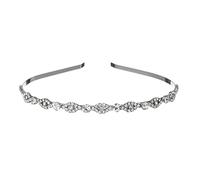 POPETPOP 1 Pc Diadema Fina y Ondulada Tocado De Cristal Tocado Brillante Tocado De Novia Elegante Lazos Para El Cabello Para Mujeres Tiara Accesorios Diamante Perder Aleación