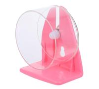 POPETPOP 1 Pc Rueda De Hámster Ruedas De Ejercicio De Animales Pequeños Jaula De Hámster Mini Jaula para Hamster Juguete para Jaula para Conejillo De Indias Jugar Auto Acrílico Rosa