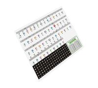 POPETPOP 1 Pegatinas para Teclado de Piano Electrónico Autoadhesivas Extraíbles Teclas Material Seguro y Duradero Antideslizantes y Resistentes al Desgaste para
