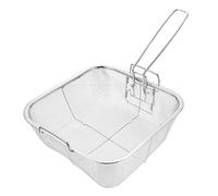 POPETPOP 1 pieza Cesta de Freír Inoxidable Plegable para Patatas Fritas Cesto de Cocción para Verduras y Carnes