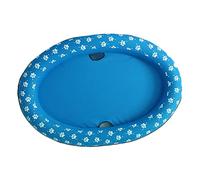 POPETPOP 1 Pieza De Juguetes De Bañera Juguete Inflable Tumbona Inflable Flotador De Piscina Para Perros Flotador De Agua Para Perros Piscina Plegable Para Mascotas Piscina Azul Para