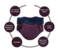 POPETPOP 1 pieza Faja Cervical Calentada USB con Compresa Térmica Eléctrica Soporte para Cuello de Tensiones y Calor Terapéutico para Relajación y