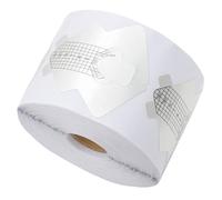 POPETPOP 1 Rollo de Pegatinas de Guía de Manicura en Forma de Pez para Extensión de Uñas Molde Reutilizable de Aluminio Adecuado para Técnicas Uv y Gel