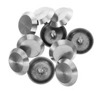 POPETPOP 10 Clavos Guía para Ciegas de Acero Inoxidable, Indicadores Táctiles Antideslizantes para Caminos y Pasarelas en Escuelas y Hospitales