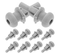 POPETPOP 10 Ganchos de Plástico para Maletero de Coche Diseño Ahorrador de Espacio y Fácil Instalación, Organizador para Bandeja y Equipaje en Portaequipajes de Automóvil