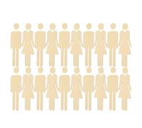 POPETPOP 10 juegos Placas de Puerta para Baño Acrílico con Símbolos Masculinos y Femeninos Señales Claras para Identificación de Aseos Oficina Hogar o Negocio Diseño Duradero y Compacto