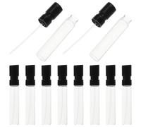 POPETPOP 10 Minibotellas de Spray de 2 Ml Recargables de Vidrio Diseño Francés para Uso Diario y Viajes, Atomizadores de Perfume Niebla Fina y Protección para Fragancias