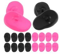 POPETPOP 10 Pares Protectores de Oídos para Teñir el Cabello de Silicona, Lavables, para Peluquería y Uso Personal en Casa, para Mujeres y Hombres