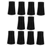 POPETPOP 10 Piezas Almohadillas de Goma para Bastones de Trekking Antideslizantes para Puntas de Bastones Material de Goma Duradero y Resistente la Fricción y Reduce el Ruido