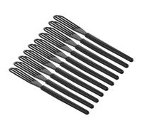 POPETPOP 10 Piezas Batidores para Mezclar Tintes de Cabello de Plástico Negro Varillas Gruesas para Peluquería y Uso Doméstico Herramienta Profesional para Mezcla Uniforme y Aplicación