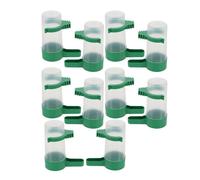 POPETPOP 10 Piezas Bebedero Automático para y Aves Pequeñas Resistente Diseño Antigoteo Fácil Limpieza para Jaulas y Tiendas de Mascotas