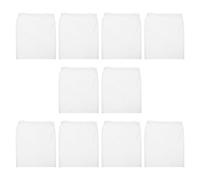 POPETPOP 10 Piezas Bolsa de Filtro de Nylon Blanco Malla Delicada 100 y Cordón Reutilizable para Colador de Leche de Nueces y Filtración en Cocina y Acuario