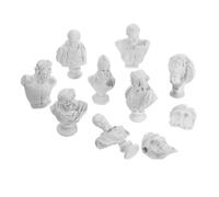 POPETPOP 10 Piezas Conjunto de Mini Estatuas de Resina Decorativas para Escritorio Adornos Elegantes de Nórdico Réplicas de Esculturas Griegas para Hogar y Oficina
