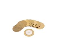 POPETPOP 10 piezas Discos Piezoeléctricos de Cobre para Accesorios de Guitarra Instrumentos Acústicos y Micrófonos Alta Conductividad