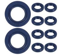 POPETPOP 10 Piezas Kit de Sellos de Aceite y Cojinetes para Cigüeñal Motosierra Compatible con Stihl Repuestos Resistentes para Mantenimiento Fácil y Duradero Color Azul Oscuro