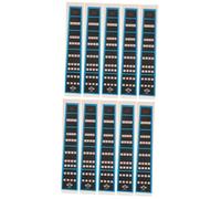 POPETPOP 10 Piezas Pegatina de Violín Azul Unidades Pegatina para Escala de Violín Guía para Dedo para Aprender Notas del Diapasón Accesorios para Principiantes