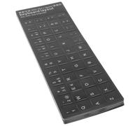 POPETPOP 10 Piezas Pegatinas Teclado Español Portátil de PVC Blanco, Ideales para Aprendizaje de Idiomas y Comunicación, Protector Resistente para Teclados de Computadora