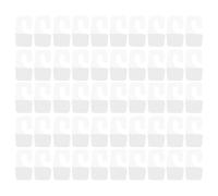 POPETPOP 100 Ganchos Autoadhesivos Transparentes de PVC Tamaño 20X35 MM Pack de 100 Unidades para Colgar y Exhibir Tiendas Oficina y Hogar Ideales para Etiquetas y Paneles Perforados