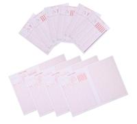 POPETPOP 100 Hojas de Respuestas Tamaño Carta para Examen de Servicio Civil Paquete 60 Hojas de Ensayo Cuadrícula para Simulación y Práctica de Exámenes Públicos