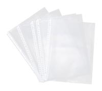 POPETPOP 100 Piezas Fundas Protectoras para Transparentes para Archivadores de Protectores Resistentes para Sueltas Accesorios Organizadores para Carpetas