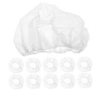 POPETPOP 100 piezas Gorros Desechables de No Tejida Gorro Bouffant para Servicio de Alimentos y Cubierta para Cabello Ligera y Uso Restaurantes Cocinas Escuelas