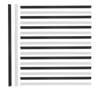 POPETPOP 100 piezas Marcadores Acrílicos para Guitarra Puntos Laterales de Diapasón Adhesivos Resistentes para Trastes Accesorios Duraderos para Guitarra Clásica y Eléctrica Colores Negro