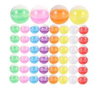 POPETPOP 100 piezas Unidades Bolas para Máquina de Chicles Semitransparentes Rellenable para y Juguetes Pequeños para Fiestas y