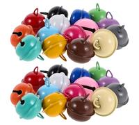 POPETPOP 100 Piezas Unidades de Campanas para Collar de Mascotas Campanillas Pequeñas y Ligeras Colores Candy Colgantes Decorativos para Perros y Gatos Accesorio para Entrenamiento y