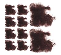 POPETPOP 100 Redecillas Cabello de Poliéster Borde Elástico Invisible, Diseño Cómodo para Moños de Ballet y Danza en Mujeres