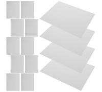 POPETPOP 100 Tableros de Cartón para Camisas Blancas 28X21 CM Inserciones para Doblar Camisas de Vestir Soporte Antiarugas para Organización Embalaje y Manualidades DIY Pack de 100