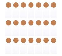 POPETPOP 100 Tarjetas Redondas de Cartón para Pendientes con Etiquetas Vacías, Fáciles de Llevar y Suaves, Ideales para Exhibir Joyería en Bolsas Opp