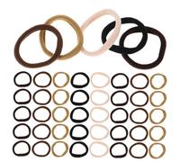 POPETPOP 100piezas Banda Cabello Elástica sin Costuras Color de Unidades para Niñas y Mujeres Anillo Elástico Cabello Que No Daña el Pelo para Peinar el Hogar o Salir